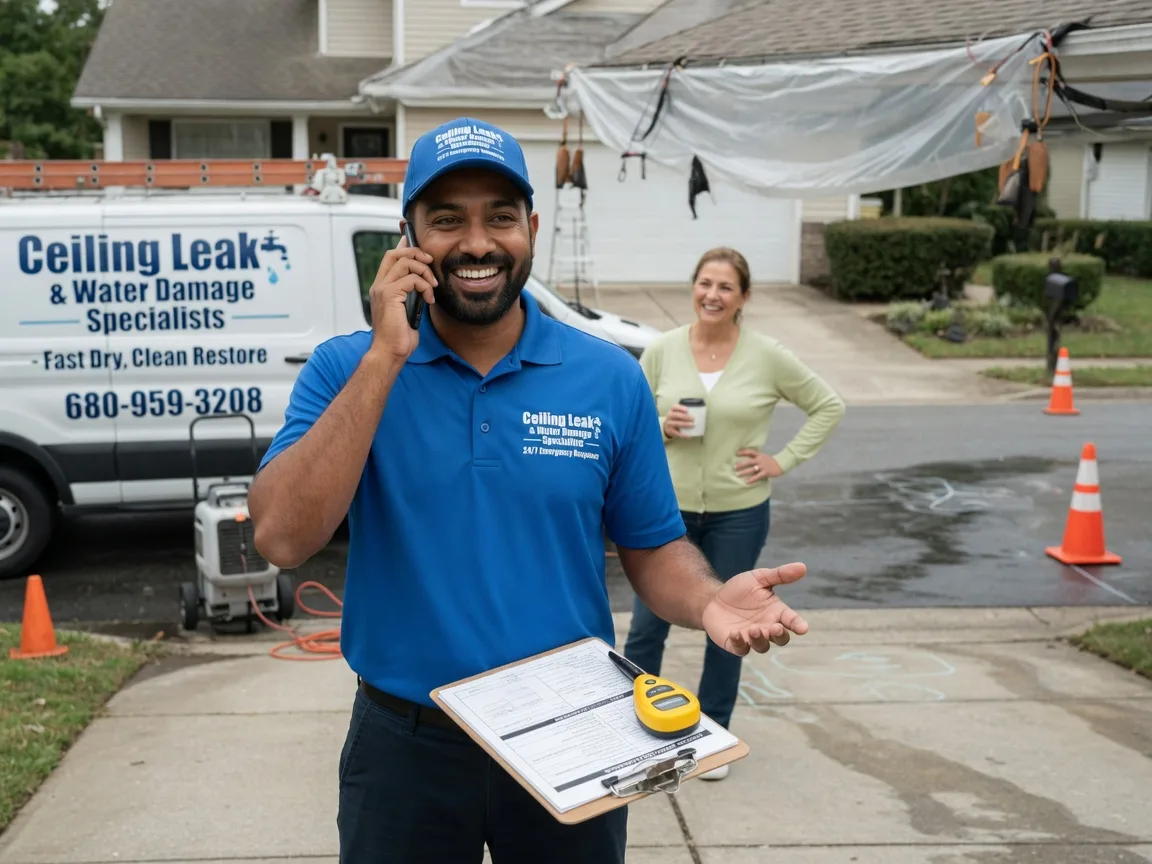 Ceiling Leak Cleanup Camp Creek, WV FAQs